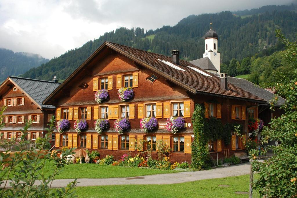 Kinderbauernhof Villa Schoppernau Exterior foto